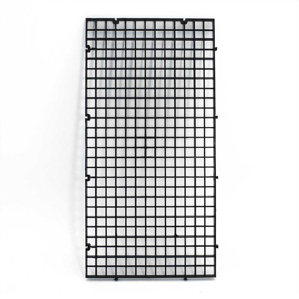 Modular Black Egg Crate For Aquariums (ONE PIECE,  6" x 12" Rectangle) - Generic