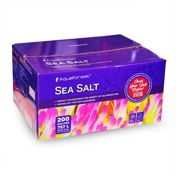 (OPEN BOX) Sea Salt (25  kg - 200 Gallons) Box - Aquaforest