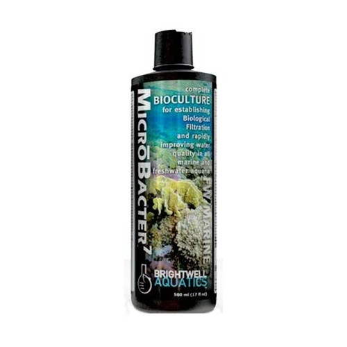 MicroBacter 7 (500ML - 16 oz) Complete Bioculture for Marine & Freshwater - Brightwell
